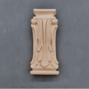 Træ ornament Søjle 13x6cm Bøjelig træudskæring fra Woodwill