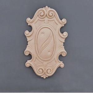 Træ Ornament Skjold H19cm Bøjelig fra Woodwill