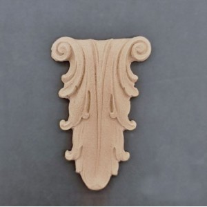 Træ ornament Søjle 9.6x6.6cm Bøjelig træudskæring fra Woodwill