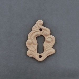 Ornament med nøglehul 3x3cm Bøjelig træudskæring fra Woodwill Ornament med nøglehul 3x3cm Bøjelig træudskæring fra Woodwill