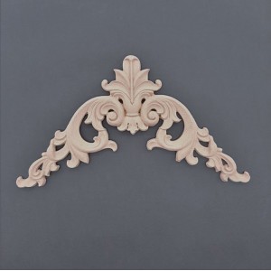 Træornament Hjørne 15x8cm Bøjelig træudskæring fra Woodwill