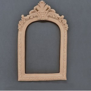 Ramme ornament 20x12.5cm Bøjelig træudskæring fra Woodwill