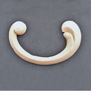 Træornament B7.5cm Bøjelig træudskæring fra Woodwill Træornament B7.5cm Bøjelig træudskæring fra Woodwill