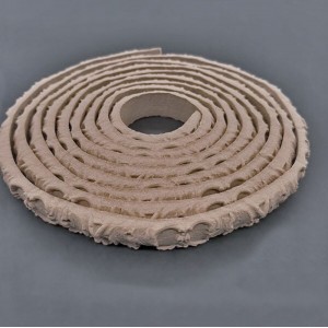 Træornament pynteliste L215cm x 1.1cm Bøjelig træudskæring fra Woodwill