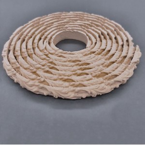 Træornament pynteliste L215cm x 0.9cm Bøjelig træudskæring fra Woodwill