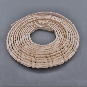 Træornament pynteliste L215cm x 0.4cm Bøjelig træudskæring fra Woodwill