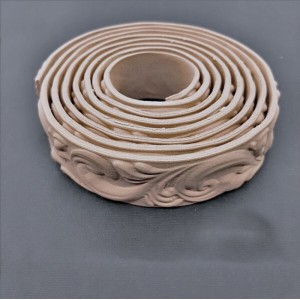 Træornament pynteliste L215cm Bøjelig træudskæring fra Woodwill