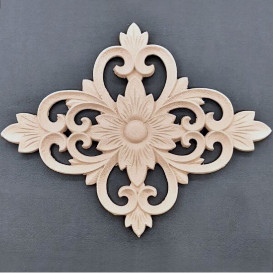 Center ornament 22x17cm Bøjelig træudskæring fra Woodwill Center ornament 22x17cm Bøjelig træudskæring fra Woodwill