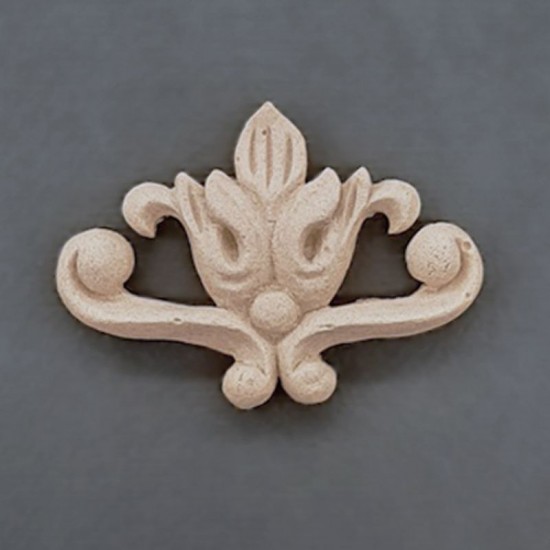 Center ornament 4.5x3.4cm Bøjelig træudskæring fra Woodwill Center ornament 4.5x3.4cm Bøjelig træudskæring fra Woodwill