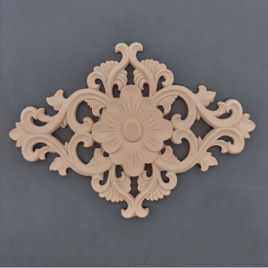 Center ornament B20.5cm H14cm Bøjelig træudskæring fra Woodwill Center ornament B20.5cm H14cm Bøjelig træudskæring fra Woodwill