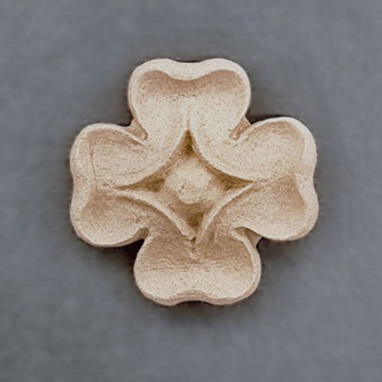 Ornament Blomst 4.8cm Bøjelig fra Woodwill
