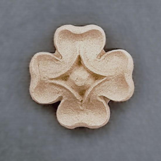Ornament Blomst 4.8cm Bøjelig fra Woodwill Ornament Blomst 4.8cm Bøjelig fra Woodwill
