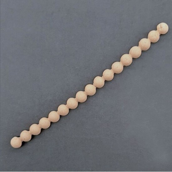 Ornament liste perler L14cm Bøjelig træudskæring fra Woodwill