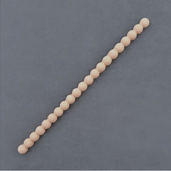 Ornament liste perler L18cm Bøjelig træudskæring fra Woodwill