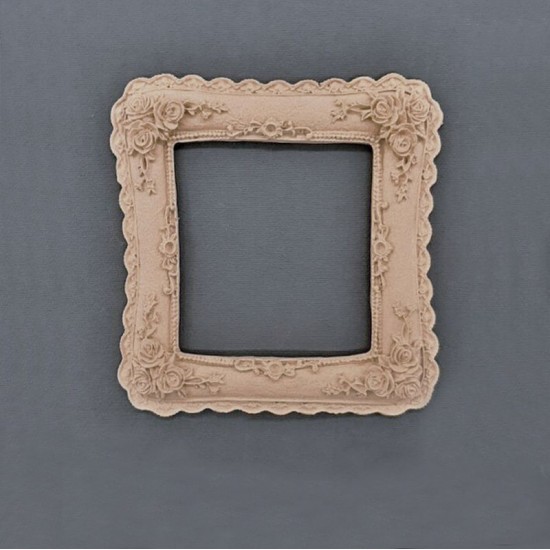 Ramme ornament 13.5x13.5cm Bøjelig træudskæring fra Woodwill Ramme ornament 13.5x13.5cm Bøjelig træudskæring fra Woodwill