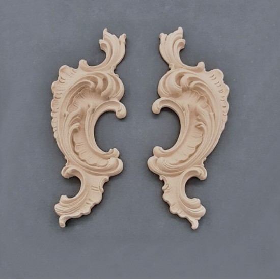 Sæt ornamenter H+V 23.9x9cm Bøjelig træudskæring fra Woodwill Sæt ornamenter H+V 23.9x9cm Bøjelig træudskæring fra Woodwill