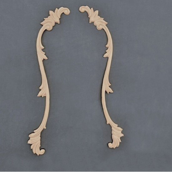 Sæt ornamenter H+V 37.5x5cm Bøjelig træudskæring fra Woodwill Sæt ornamenter H+V 37.5x5cm Bøjelig træudskæring fra Woodwill