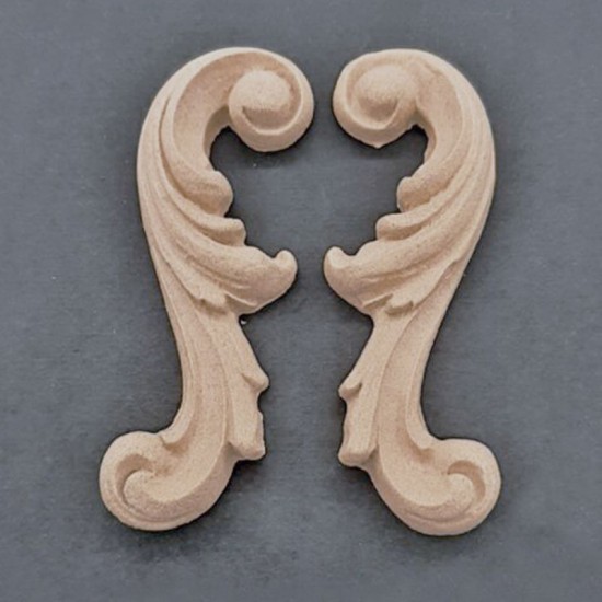 Sæt ornamenter H+V 8x2cm Bøjelig træudskæring fra Woodwill Sæt ornamenter H+V 8x2cm Bøjelig træudskæring fra Woodwill