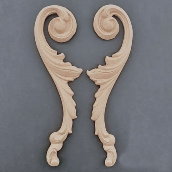 Sæt ornamenter H+V H17cm Bøjelig træudskæring fra Woodwill Sæt ornamenter H+V H17cm Bøjelig træudskæring fra Woodwill