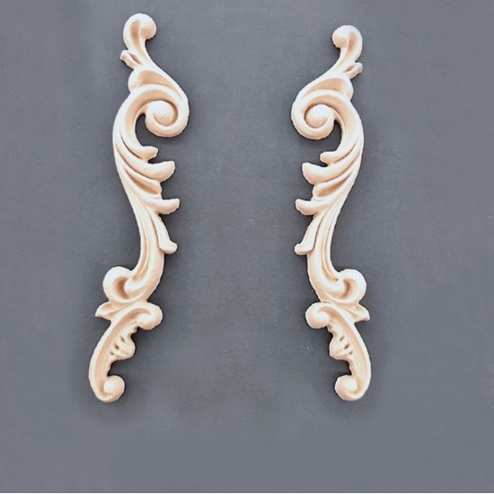 Sæt ornamenter H+V H18.5cm Bøjelig træudskæring fra Woodwill Sæt ornamenter H+V H18.5cm Bøjelig træudskæring fra Woodwill