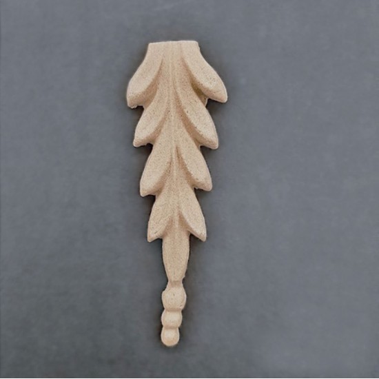 Træ ornament Søjle 10x3cm Bøjelig træudskæring fra Woodwill
