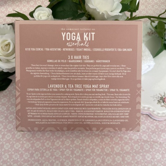 Yoga Kit - Gave Sæt med Måtte rensespray og elastikker