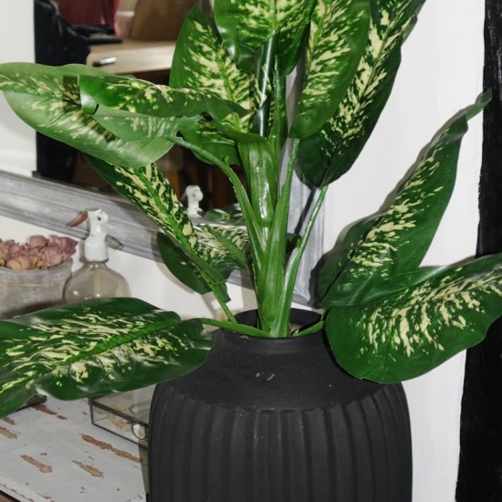 Kunstig plante - Zebra Dieffenbachia 115cm høj Kunstig plante - Zebra Dieffenbachia 115cm høj