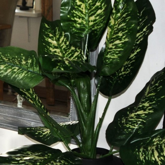 Kunstig plante - Zebra Dieffenbachia 115cm høj Kunstig plante - Zebra Dieffenbachia 115cm høj