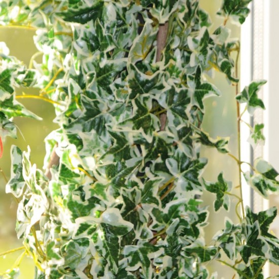 Kunstig Plante - Broget Efeu søjle 95cm med ca 1500 blade