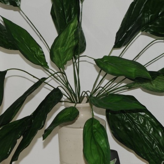 Kunstig Plante - Stueplante med store Grønne blade 65cm høj plante Kunstig Plante - Stueplante med store Grønne blade 65cm høj plante