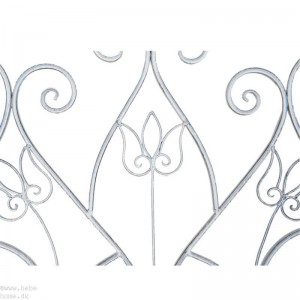 Have Bænk i metal med træsæde B110cm