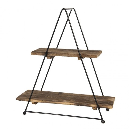 Etagere med 2 hylder H42cm Etagere med 2 hylder H42cm