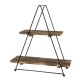 Etagere med 2 hylder H42cm Etagere med 2 hylder H42cm