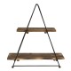 Etagere med 2 hylder H42cm Etagere med 2 hylder H42cm