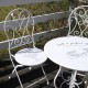 Cafebord i metal med stole Cafebord i metal med stole