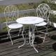 Cafebord i metal med stole Cafebord i metal med stole