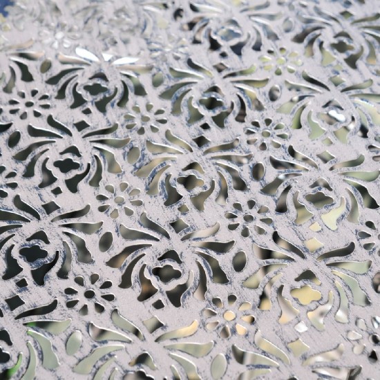 Cafebord med 2 stole i sort jern Ø60cm