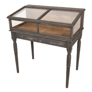 Glasmontre i træ B80cm H85cm Glasmontre i træ B80cm H85cm