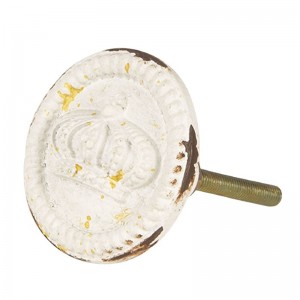 Greb Metal med krone Ø4cm Greb Metal med krone Ø4cm