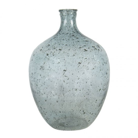 Stor blågrøn vase H41cm