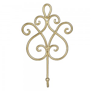 Knage til ophæng Guldfarvet H22cm Knage til ophæng Guldfarvet H22cm