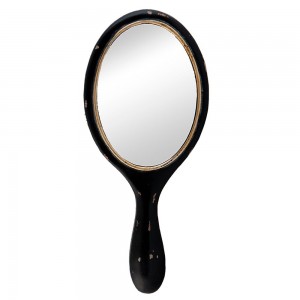 Håndspejl H23cm sort Håndspejl H23cm sort