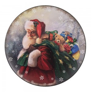 Dækketallerken med julemotiv Ø33cm Dækketallerken med julemotiv Ø33cm