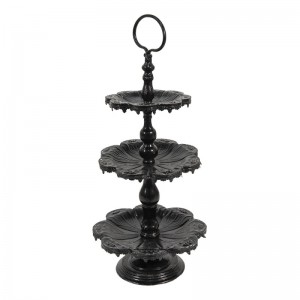 Etagere i 3 lag med håndtag H71 cm Etagere i 3 lag med håndtag H71 cm