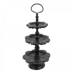 Etagere i 3 lag med håndtag H71 cm Etagere i 3 lag med håndtag H71 cm