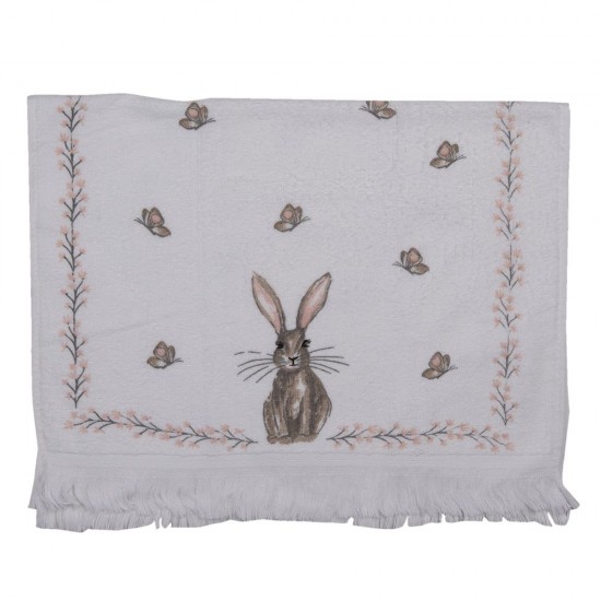 Håndklæde med hare 40*66 cm i bomuld
