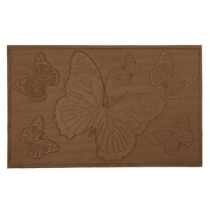 Dørmåtte med sommerfugle 45x75cm Dørmåtte med sommerfugle 45x75cm