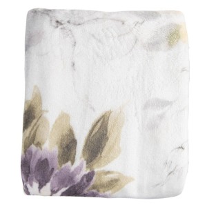 Plaid med blomster 130x180cm Plaid med blomster 130x180cm