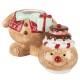 Opbevaringsglas Julefigur H24 cm