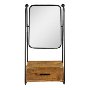 Spejl med hylde 46x27xH90 cm Spejl med hylde 46x27xH90 cm